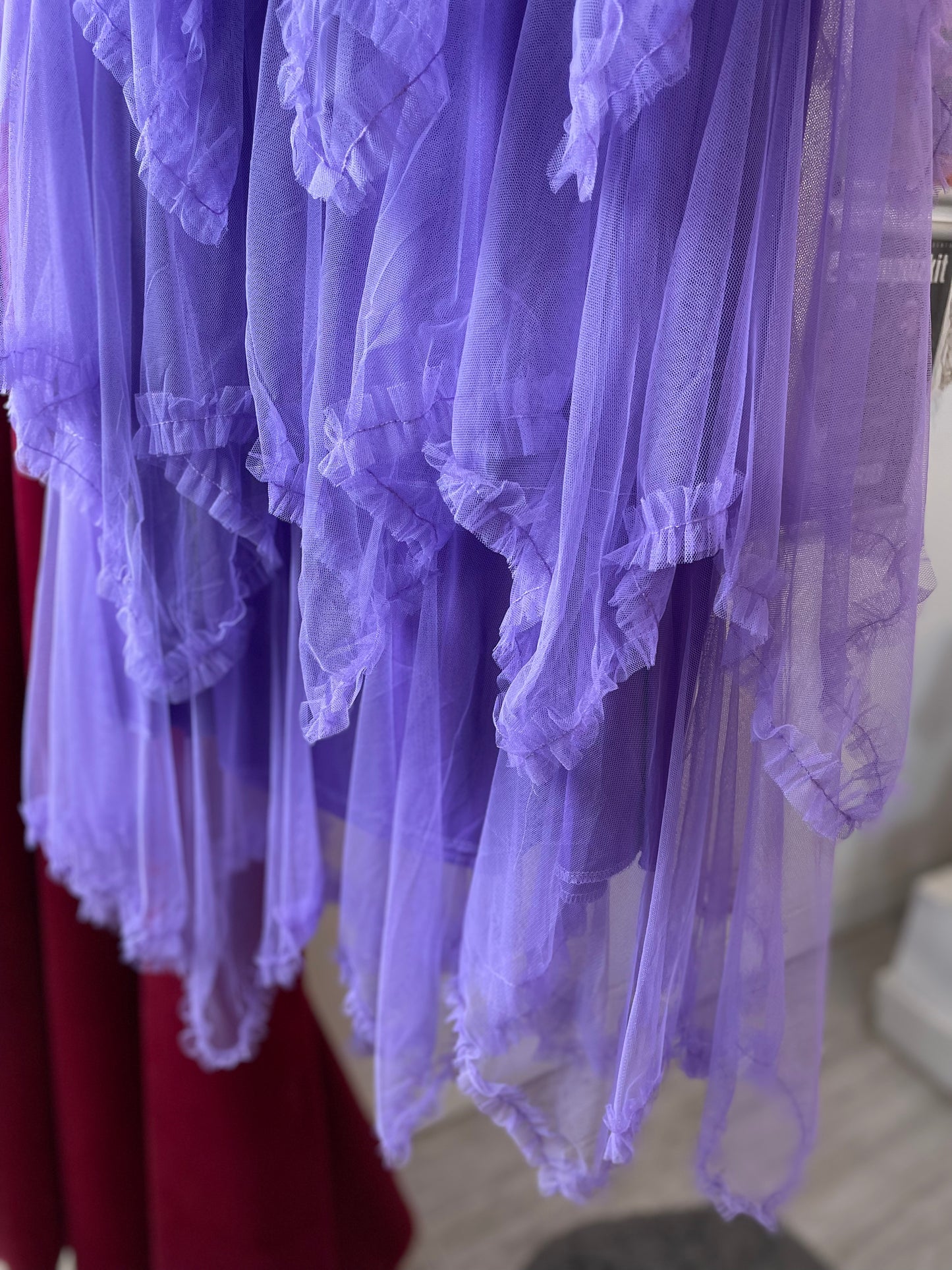 Fairycore Mesh” Layered Maxi Skirt – LILA MAGA