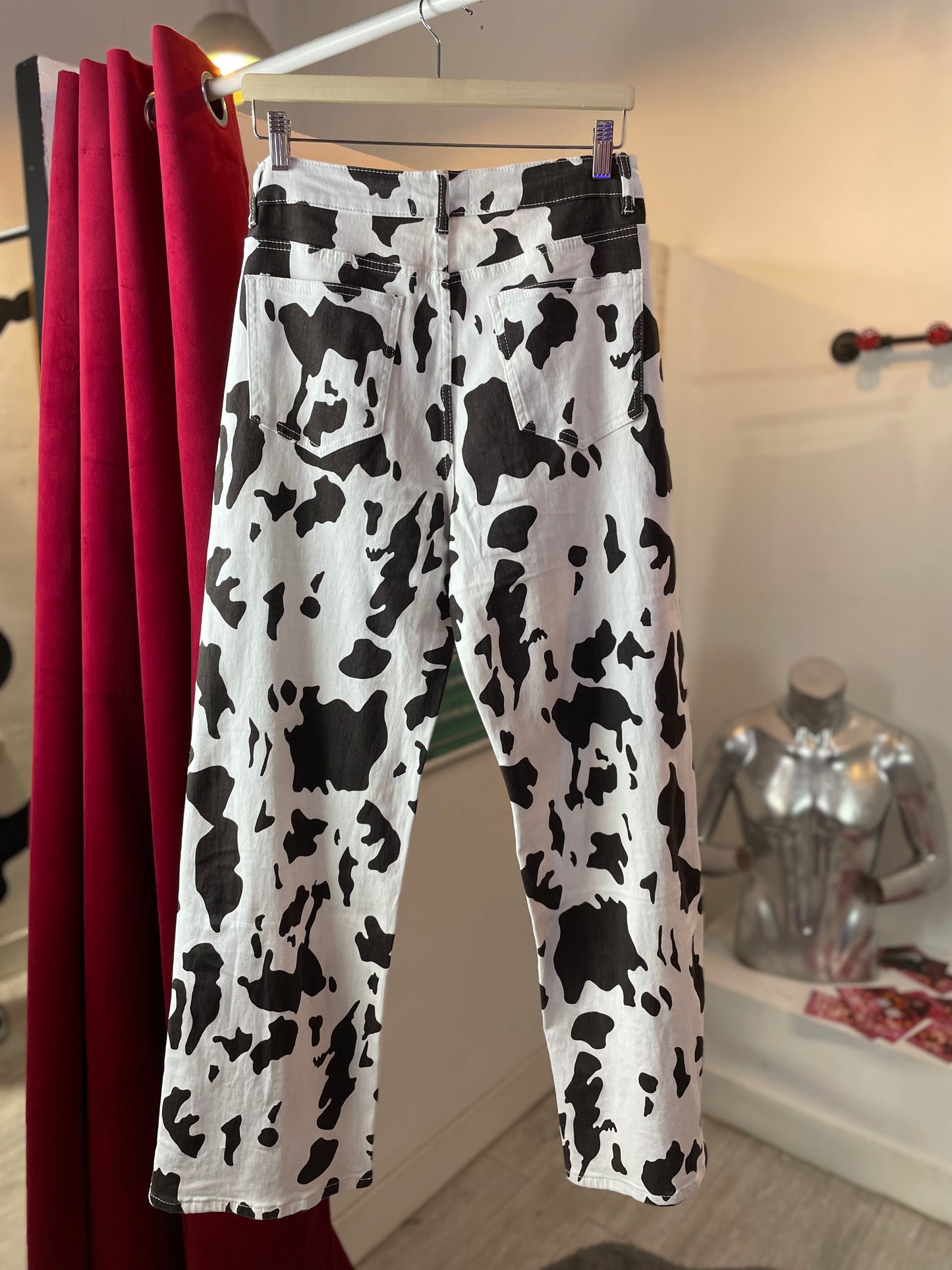 Mooove - Pantalón Recto Estampado Vaca
