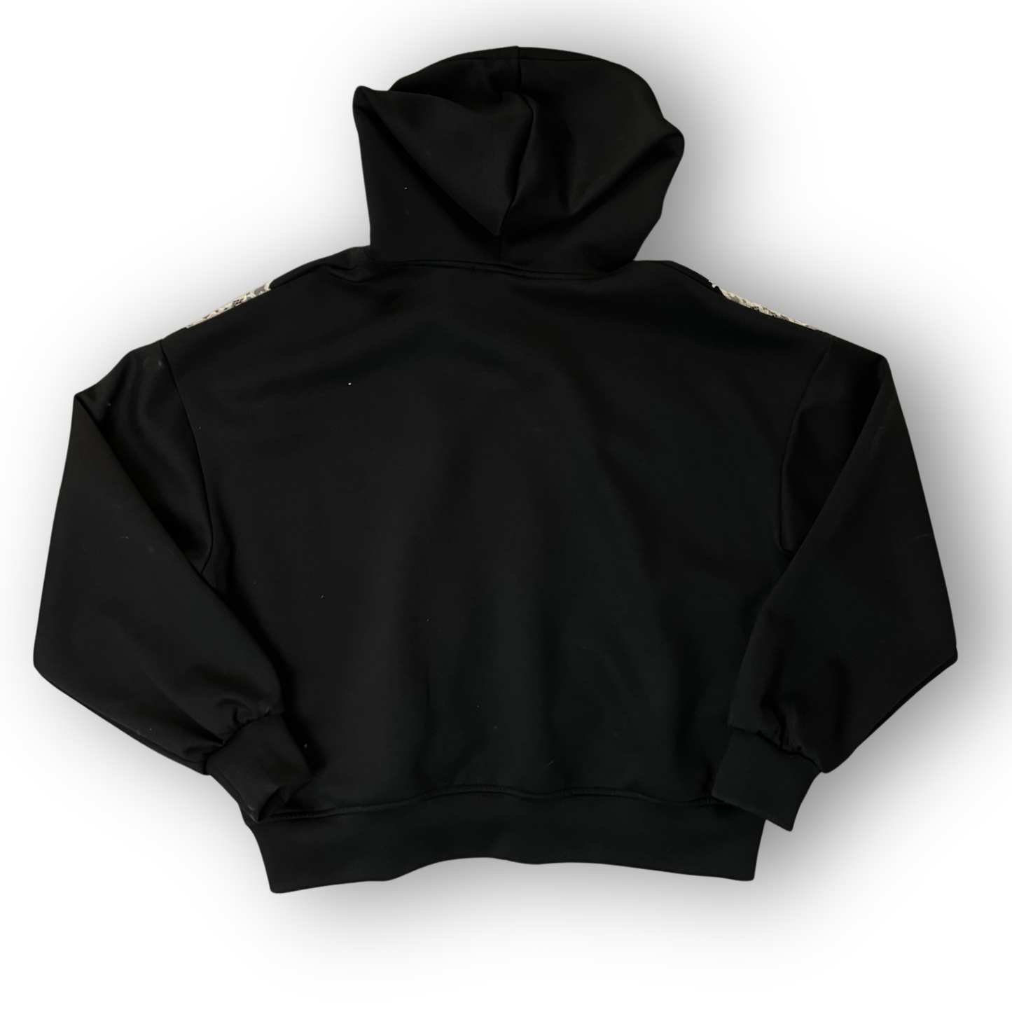 Lace Contrast - Boxy Hoodie