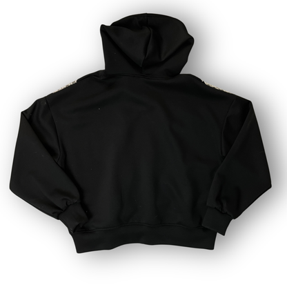Lace Contrast - Boxy Hoodie