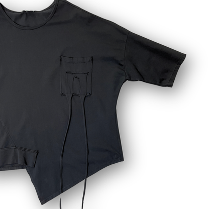 Raven Cord - Asym Oversized Tee