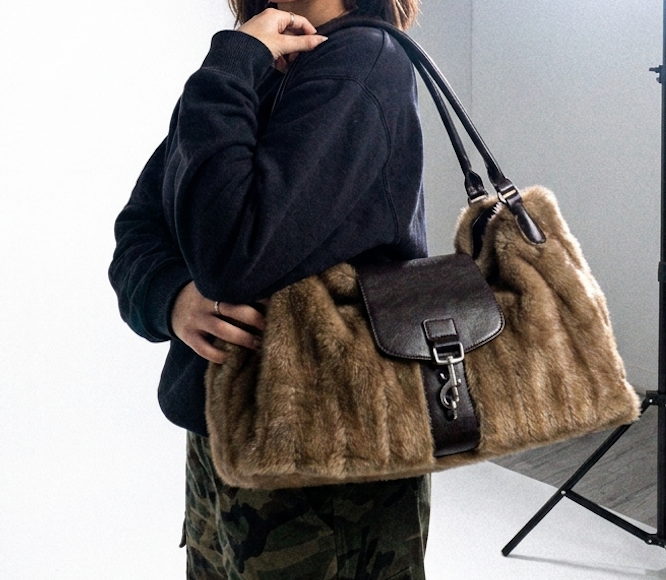 FURRY BUCKLE BAG