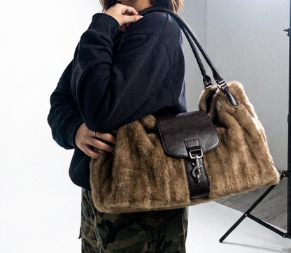 FURRY BUCKLE BAG