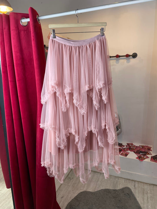 Fairycore Mesh - Layered Maxi Skirt – ROSA CEREZO