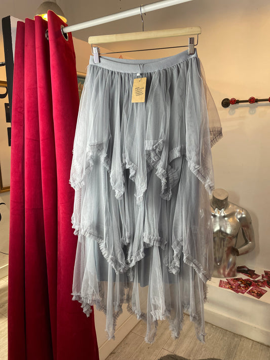 Fairycore Mesh - Layered Maxi Skirt – HUMO GRIS