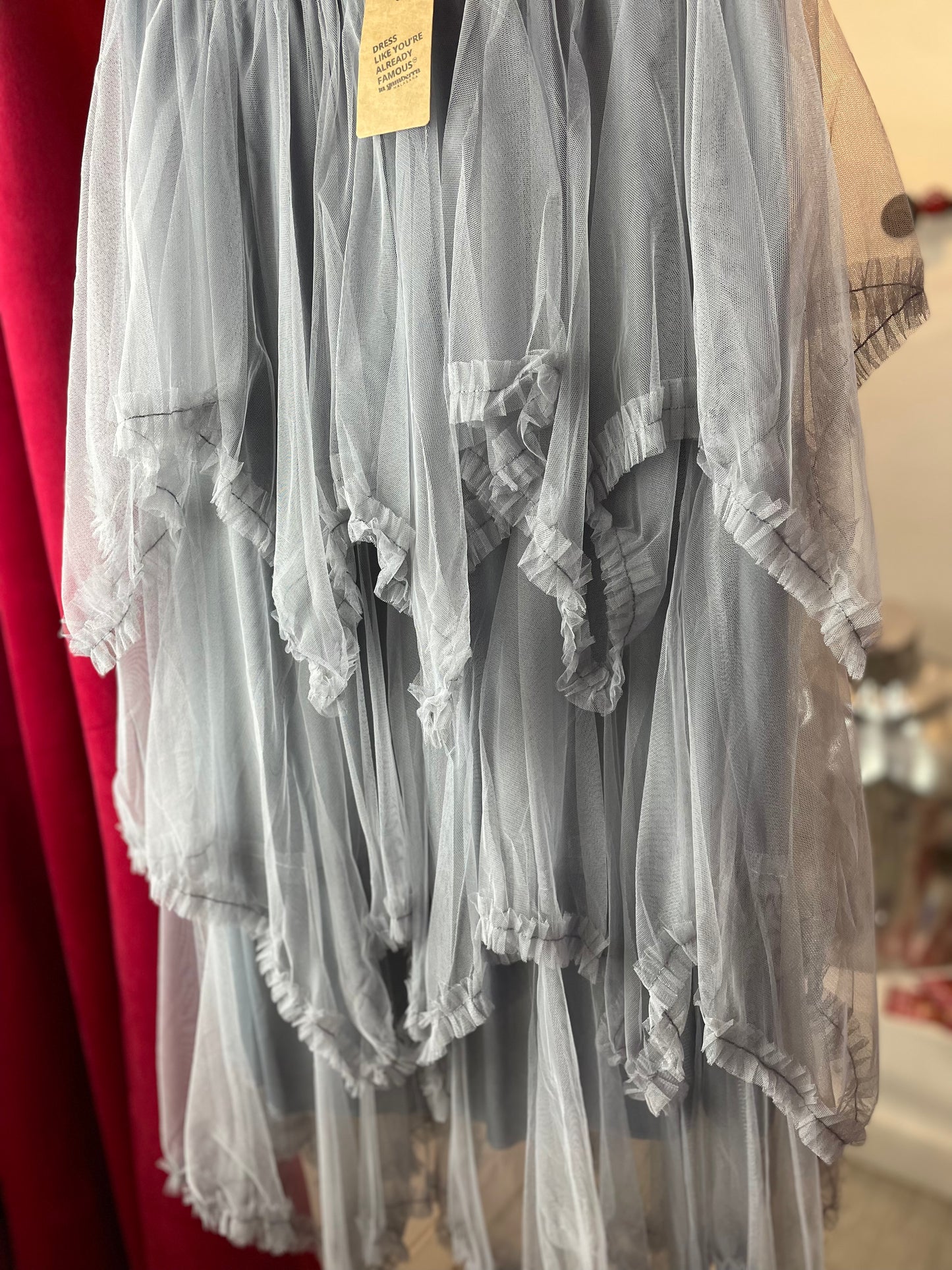 Fairycore Mesh - Layered Maxi Skirt – HUMO GRIS