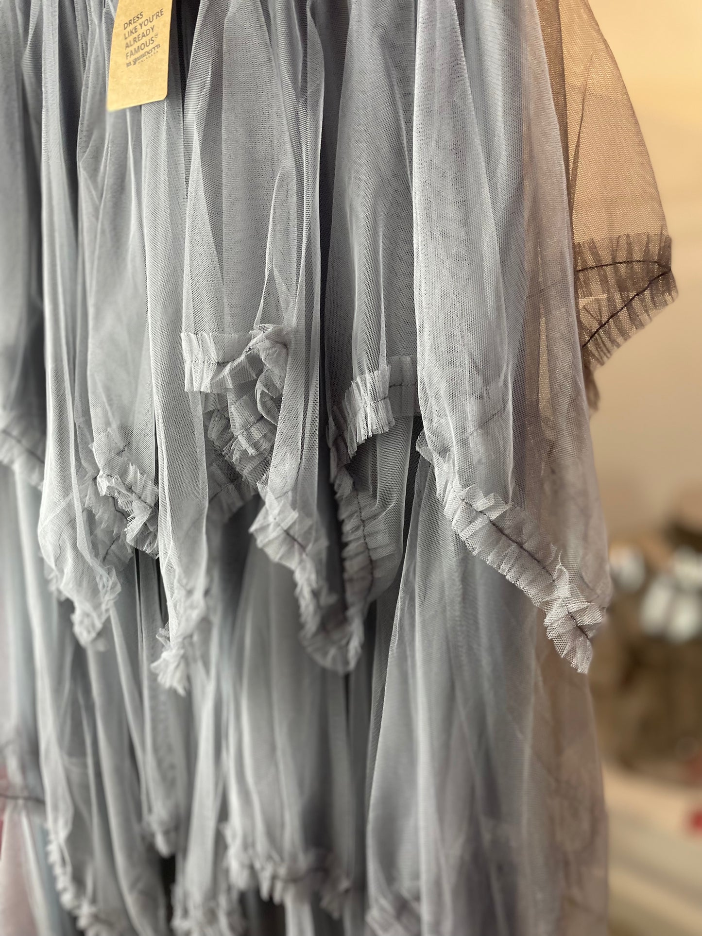 Fairycore Mesh - Layered Maxi Skirt – HUMO GRIS