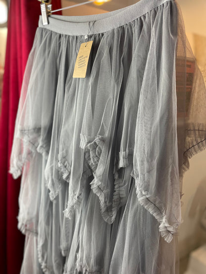 Fairycore Mesh - Layered Maxi Skirt – HUMO GRIS