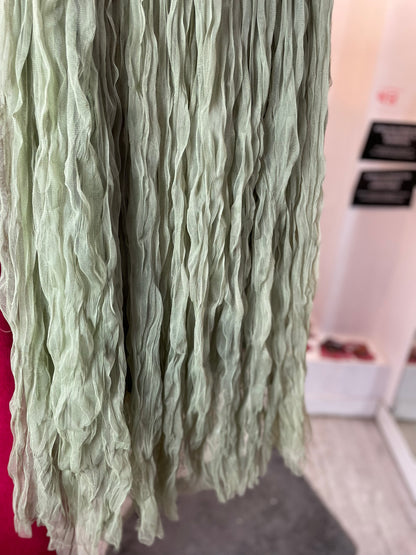 Fairycore Mesh - Layered Maxi Skirt – VERDE PRIMAVERA