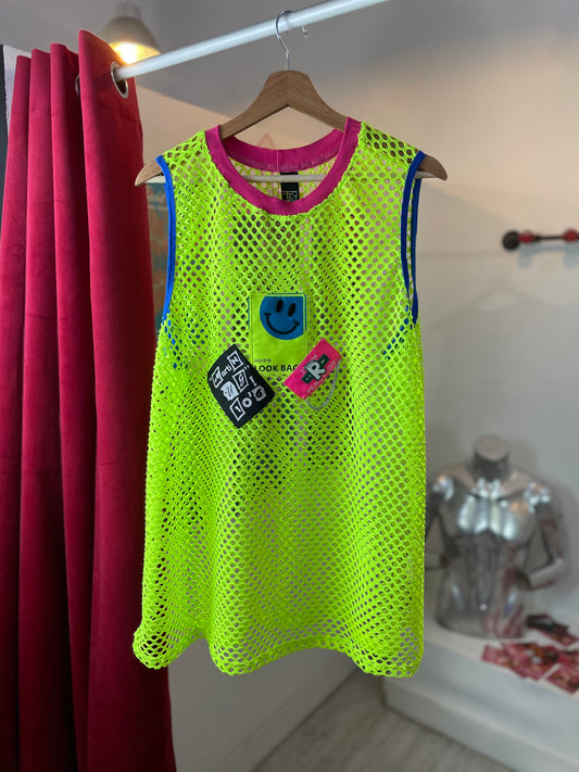 Neon Mesh Basket - Tank Oversize