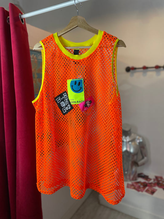 Neon Mesh Basket - Tank Oversize