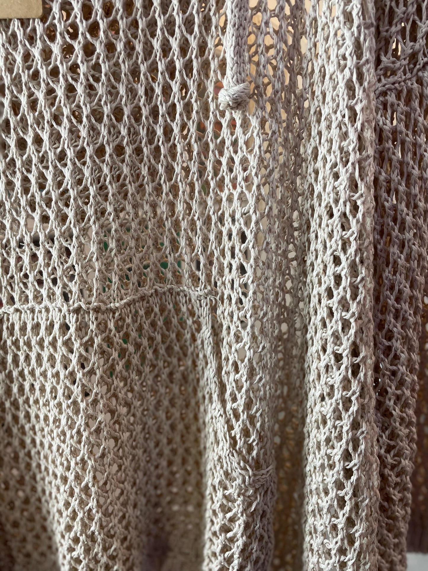 Desert Mesh - Hoodie Oversized Rejilla