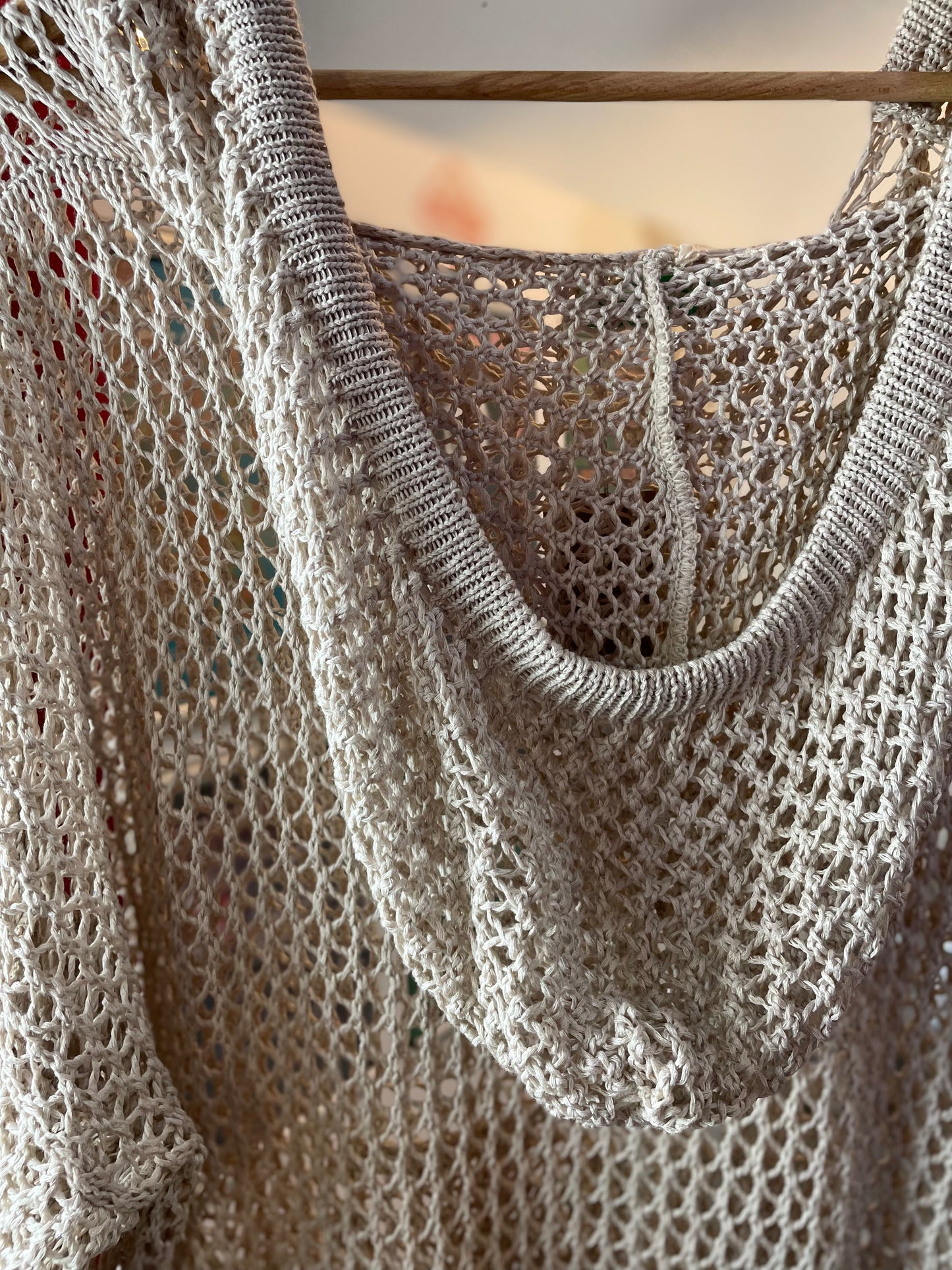 Desert Mesh - Hoodie Oversized Rejilla