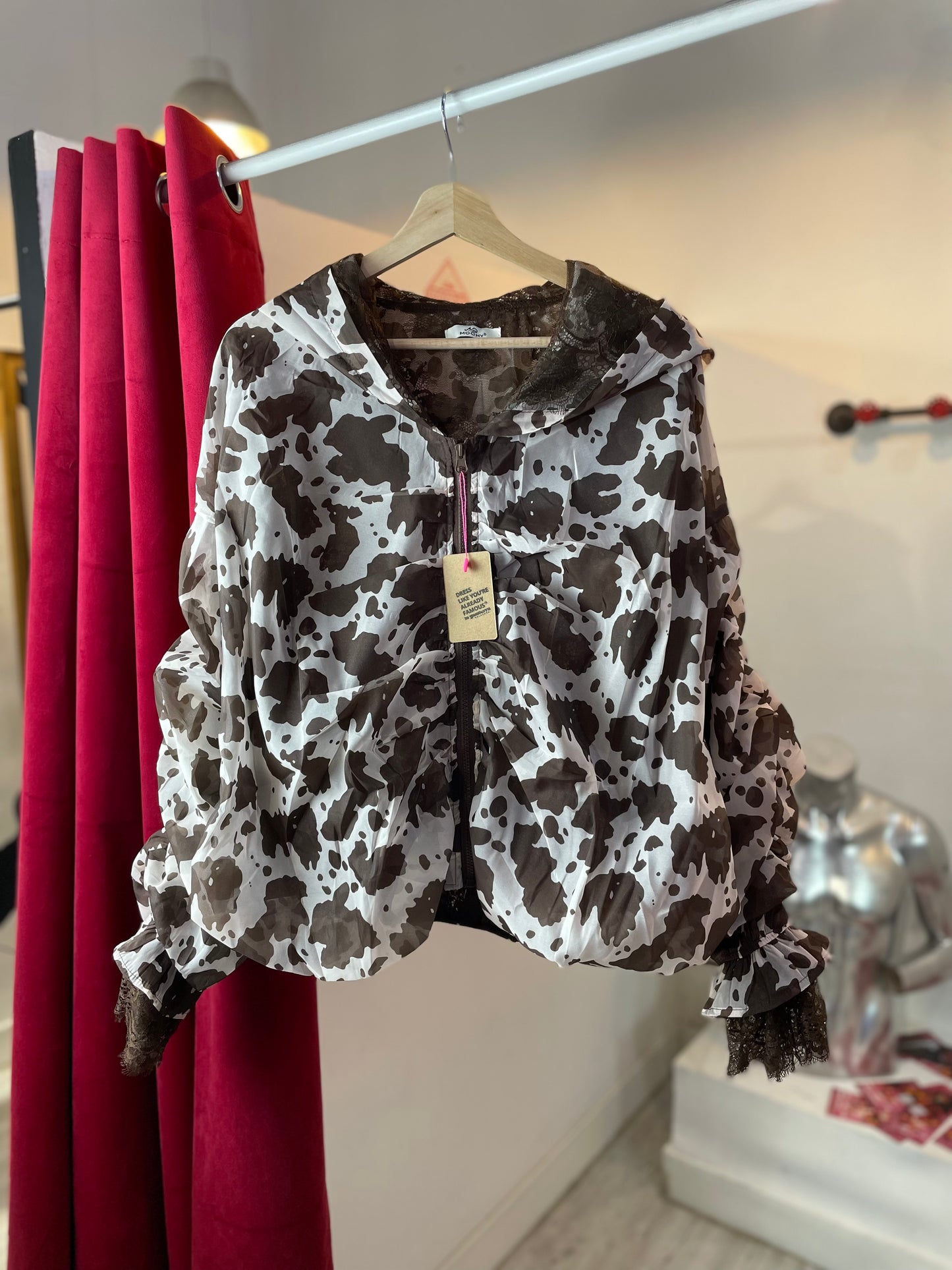 Cow Wind - Cropped Windbreaker