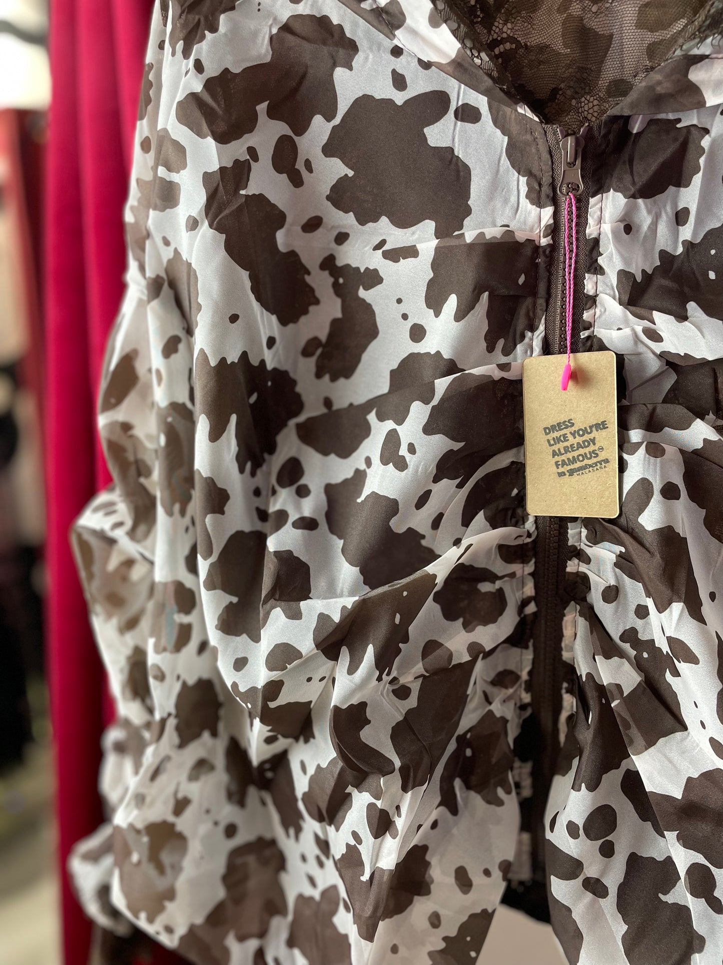 Cow Wind - Cropped Windbreaker