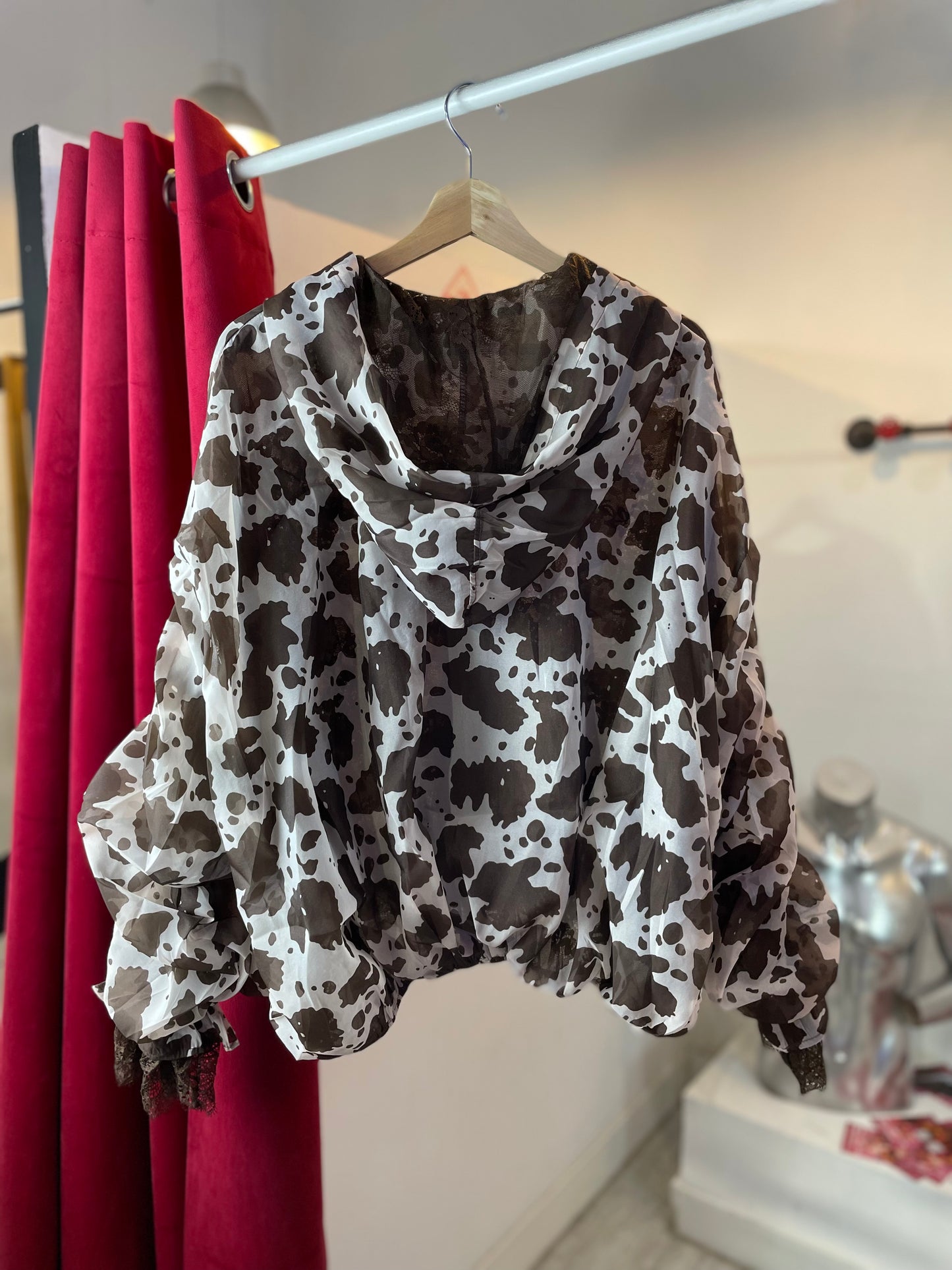 Cow Wind - Cropped Windbreaker