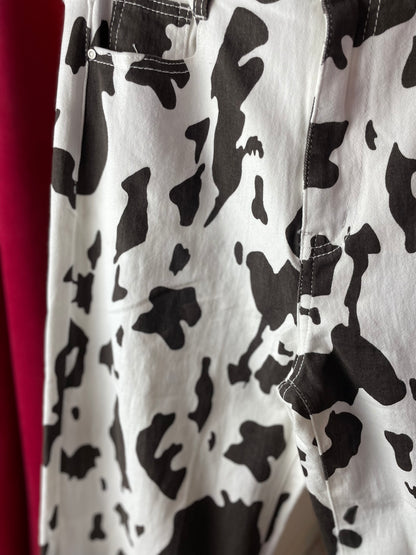 Mooove - Pantalón Recto Estampado Vaca