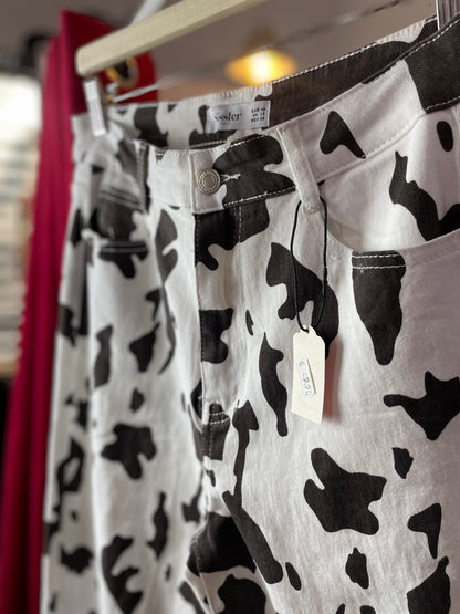 Mooove - Pantalón Recto Estampado Vaca