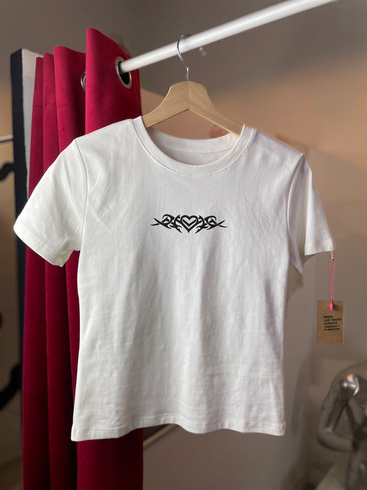 Tribal Vibe - Y2K Baby Tee
