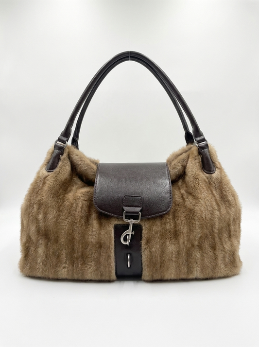 FURRY BUCKLE BAG