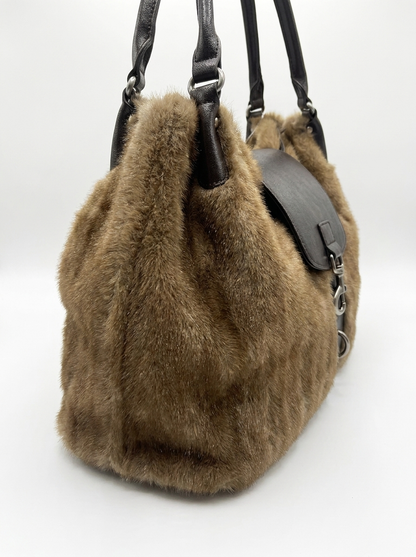 FURRY BUCKLE BAG