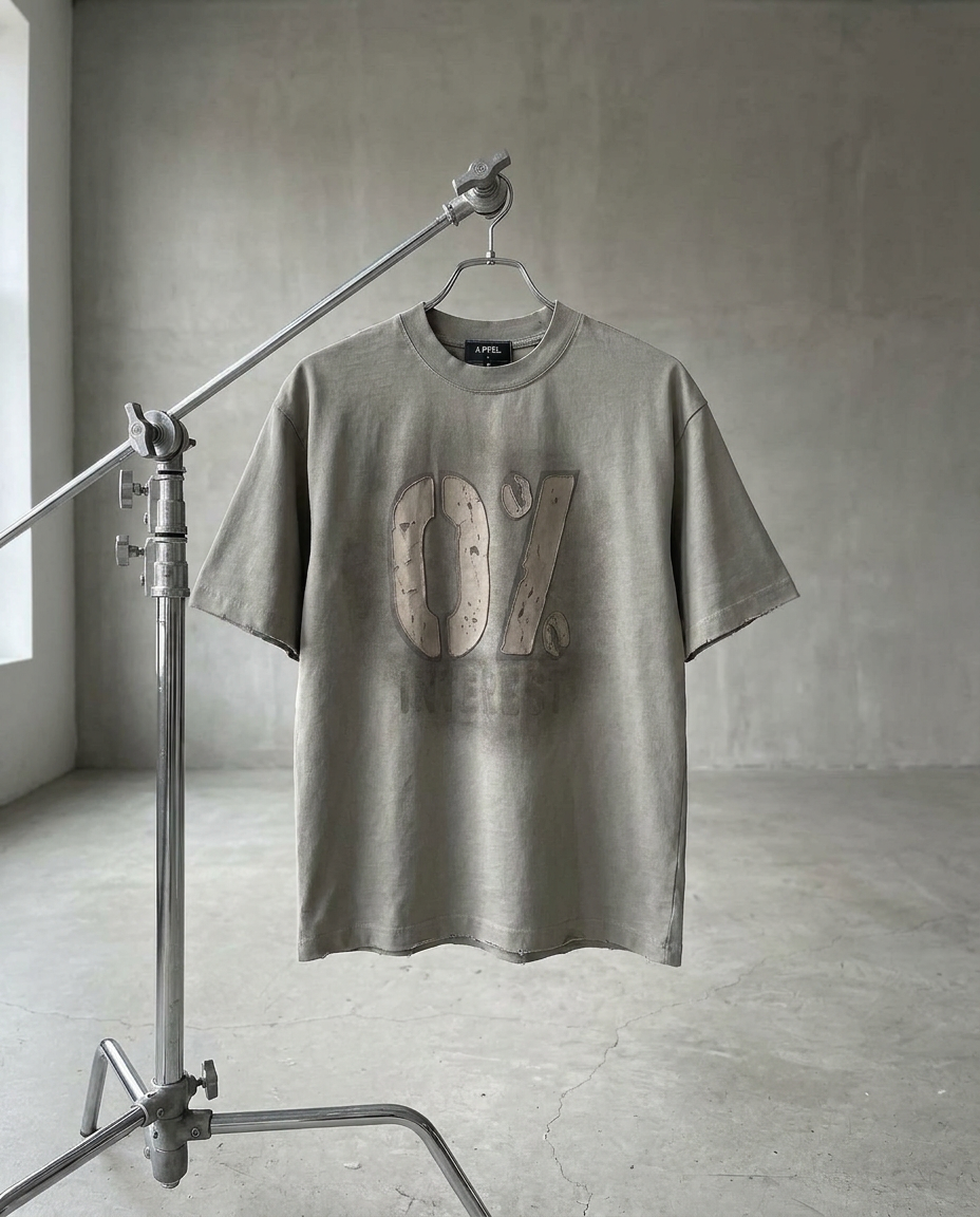 0% Interest Oversized Distressed Tee