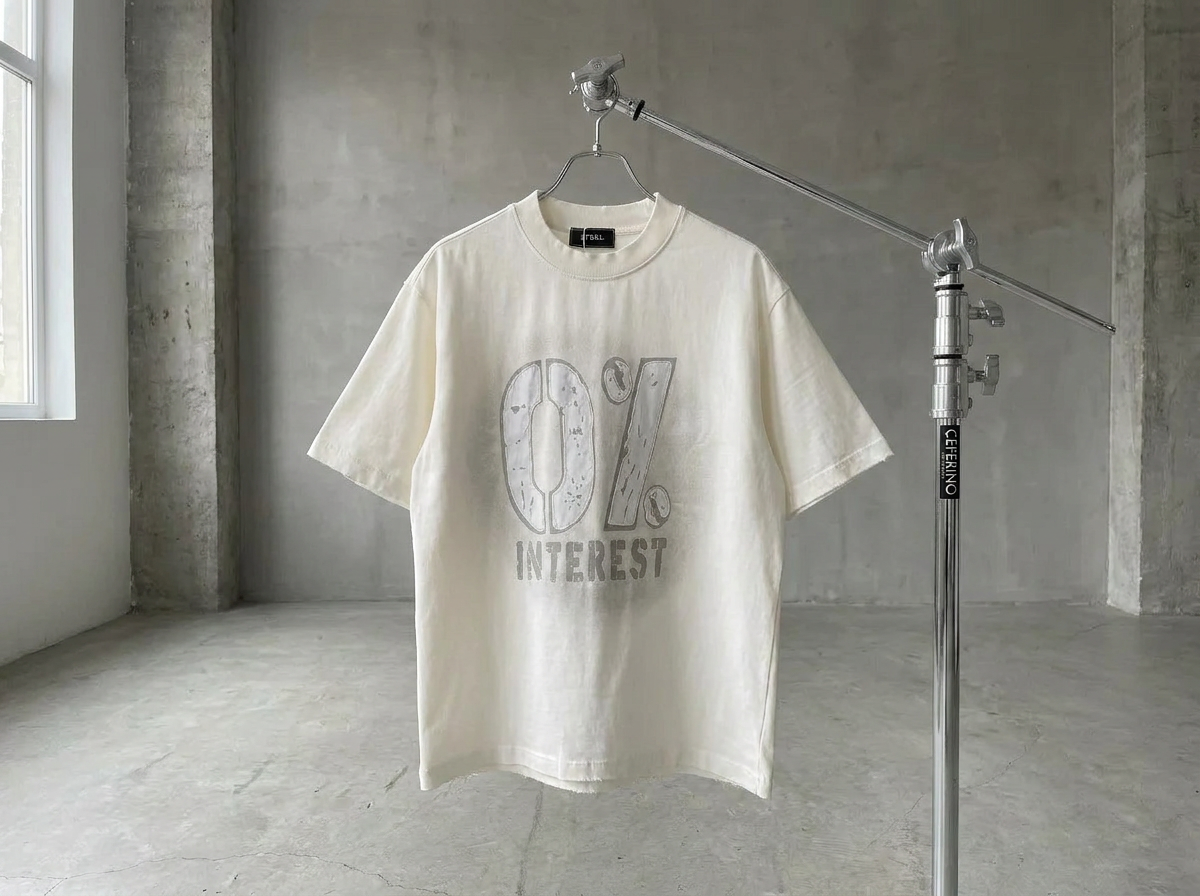 0% Interest Oversized Distressed Tee