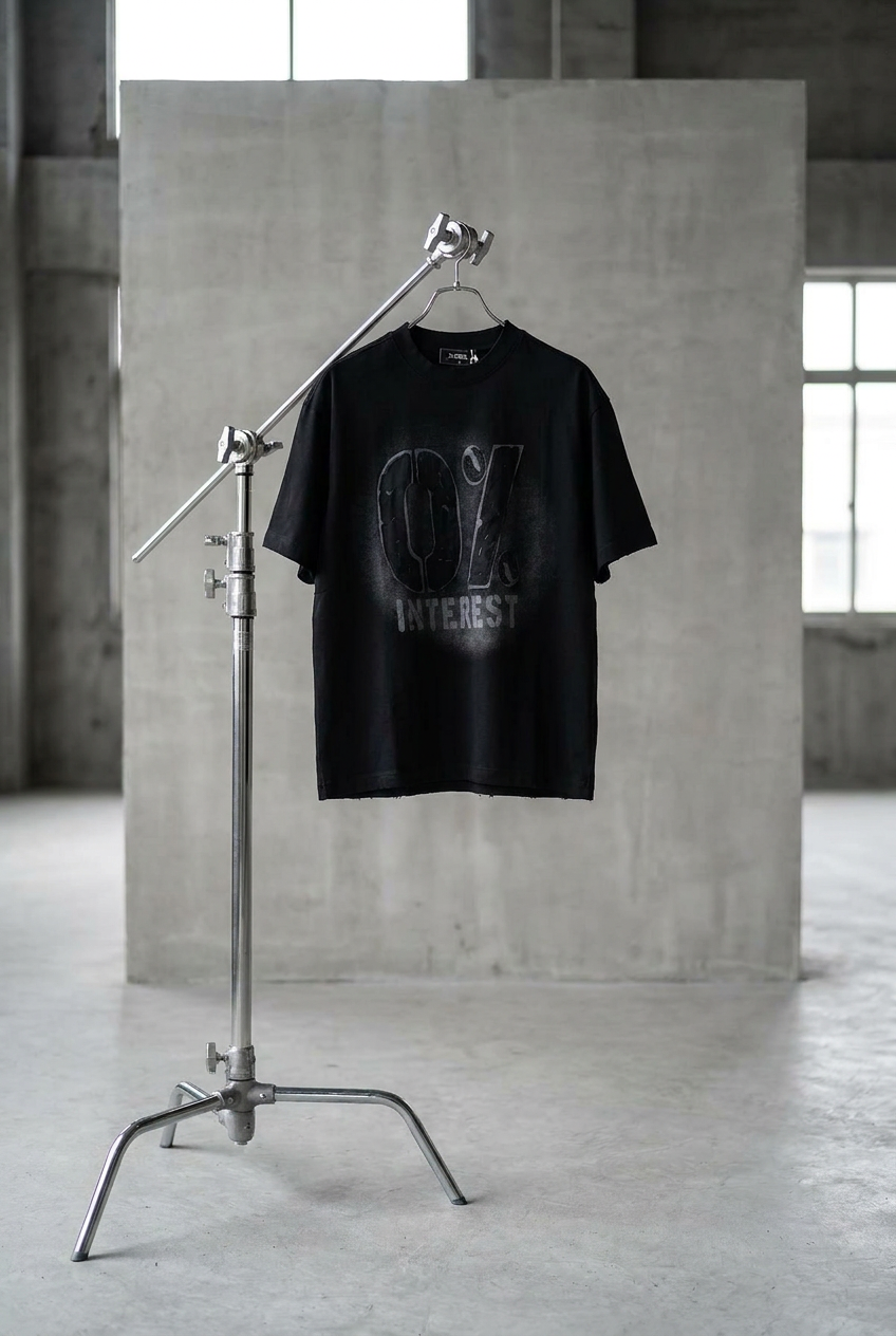 0% Interest Oversized Distressed Tee