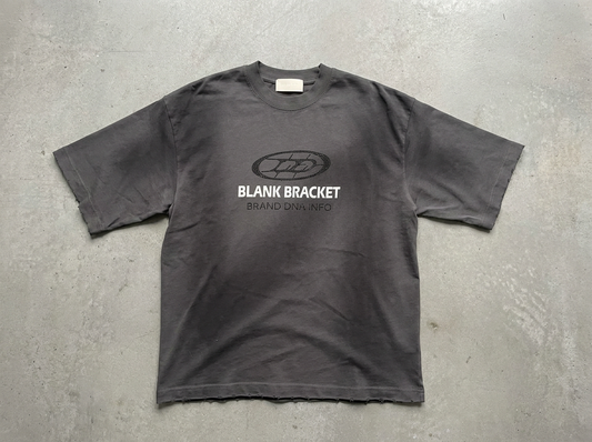 Blank Braket Oversized Crystal Print Tee
