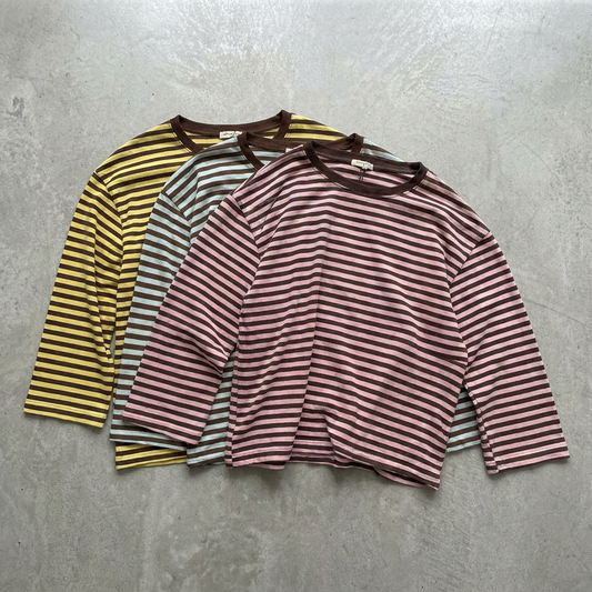 Wide Stripe Boxy Longsleeve