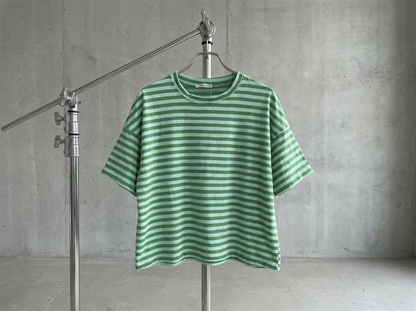 Wide Stripe Boxy Tee