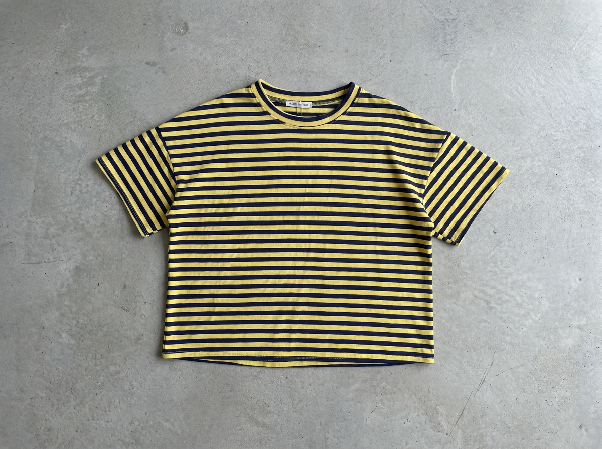 Wide Stripe Boxy Tee