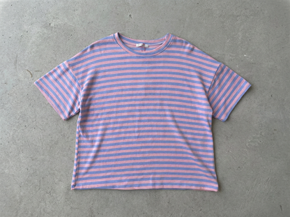 Wide Stripe Boxy Tee