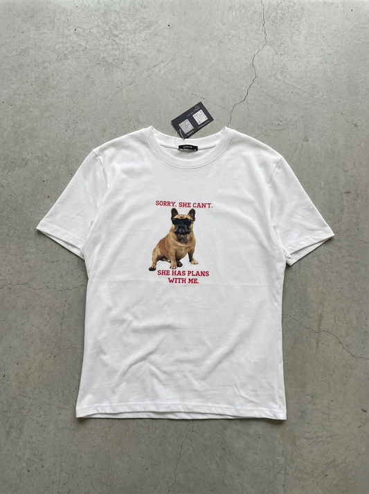 She Has Plans- Bulldog Tee