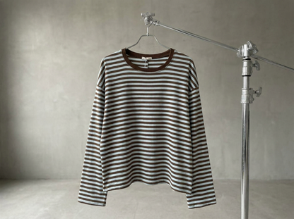 Wide Stripe Boxy Longsleeve