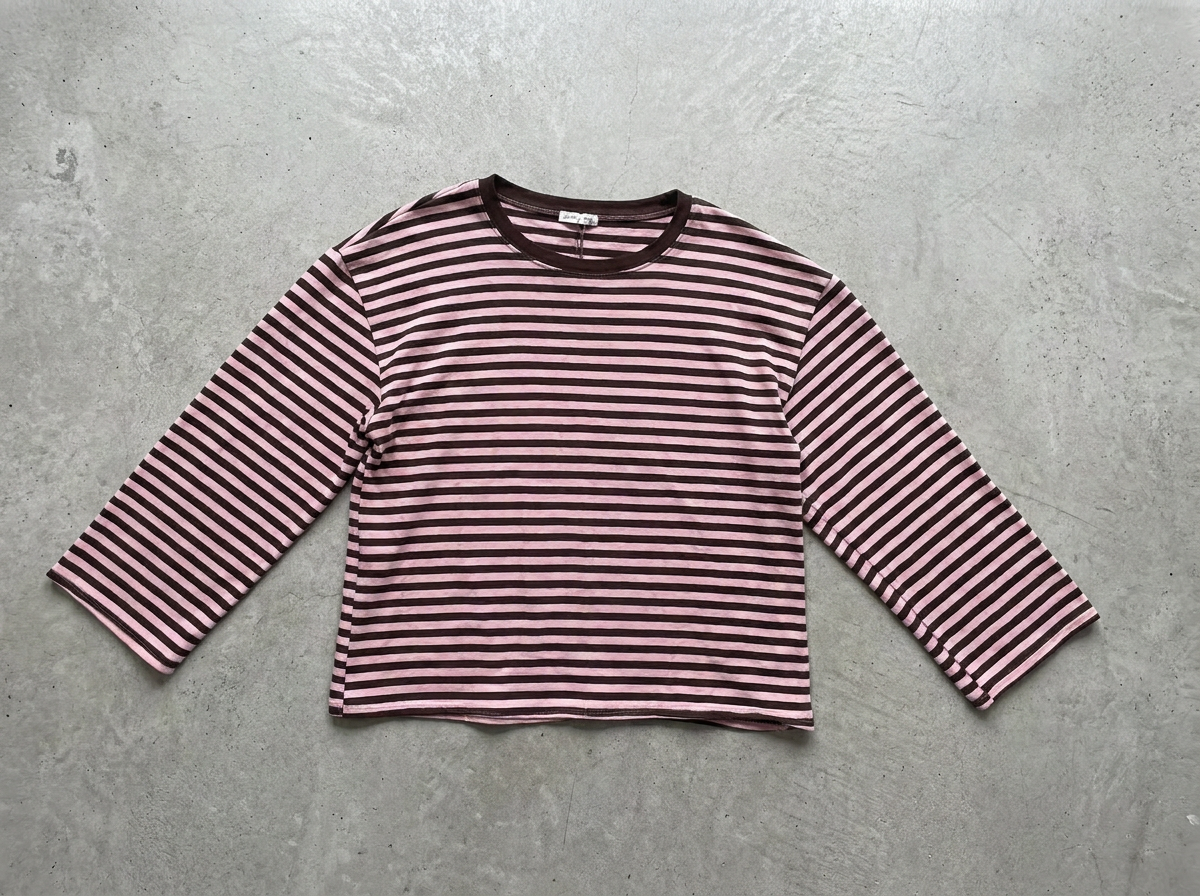 Wide Stripe Boxy Longsleeve