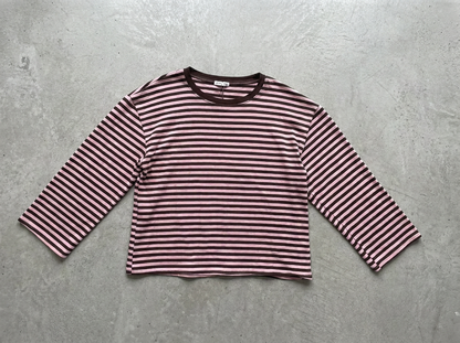 Wide Stripe Boxy Longsleeve