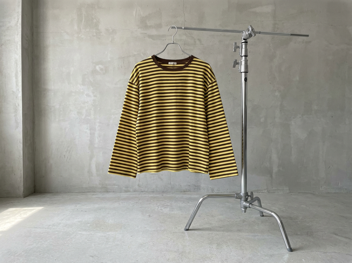 Wide Stripe Boxy Longsleeve