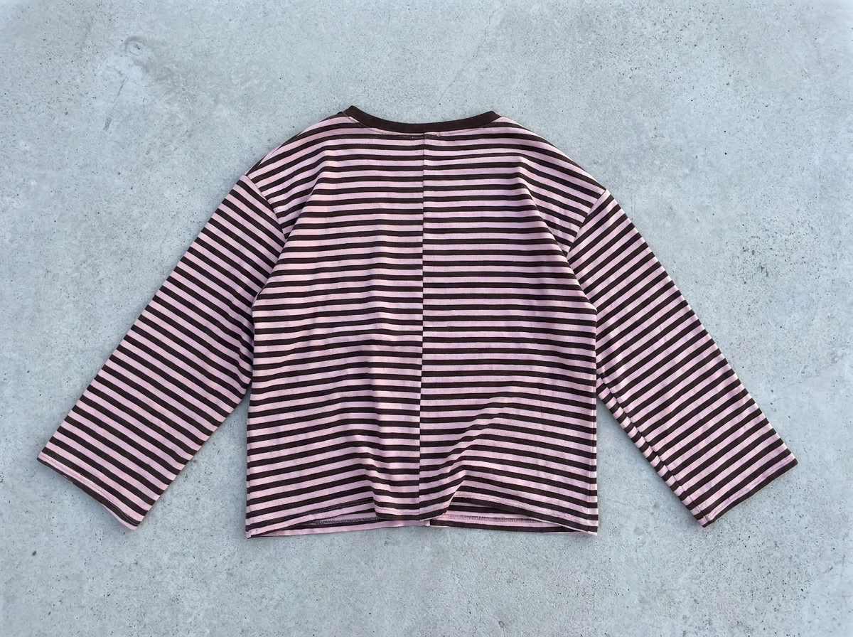 Wide Stripe Boxy Longsleeve