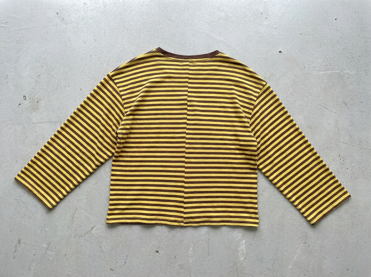 Wide Stripe Boxy Longsleeve
