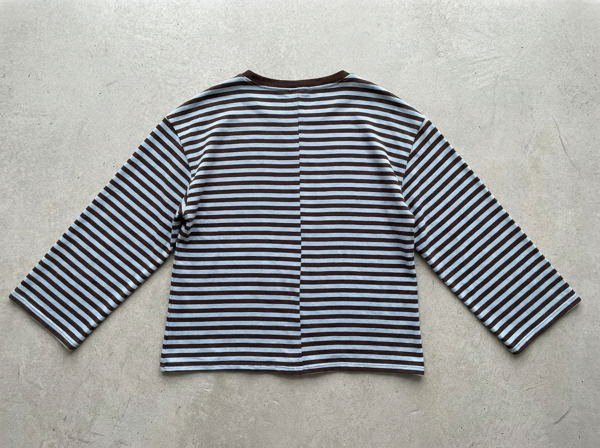 Wide Stripe Boxy Longsleeve